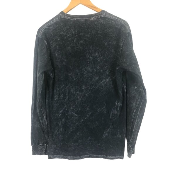 Universal Studios Knight Rider Kitt Graphic Tee Sz Medium LS Black Mineral Wash - Picture 6 of 8